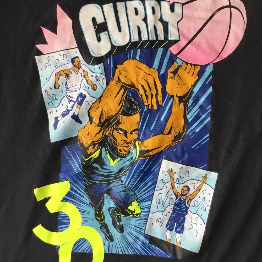 UNDER ARMOUR Boys size Y M Y L CURRY T SHIRT JOGGERS OUTFIT